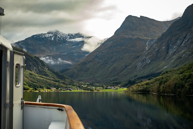 All About the Fjords in One Tour by Boat and Bus from Ålesund - Cross Storfjorden by Car Ferry: A Short Crossing With Real Fjord Scale