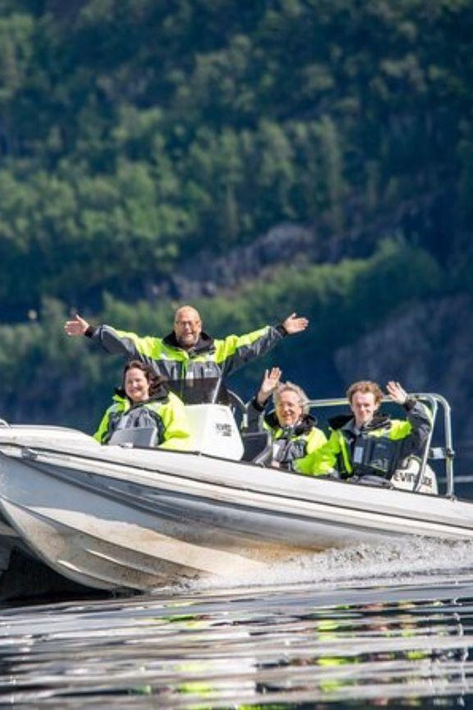 Bergen: Bergen Fjord by Zodiac or Pontoon Boat - What you actually see: fjords, mountains, and shorelines close up