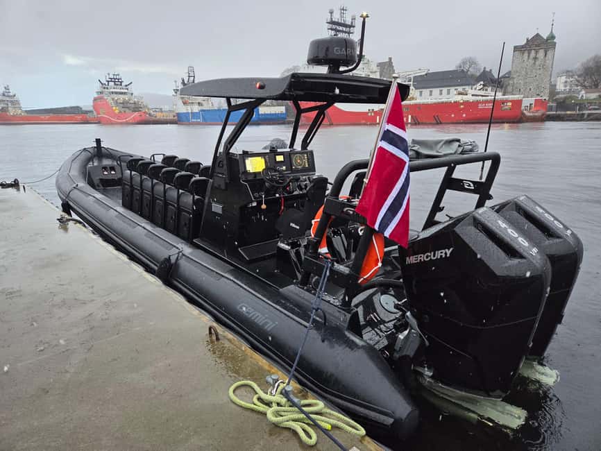 Bergen: Mostraumen Fjord Safari - by Premium RIB Boat - Osterfjord: the scenery gets vertical, and the RIB makes sense