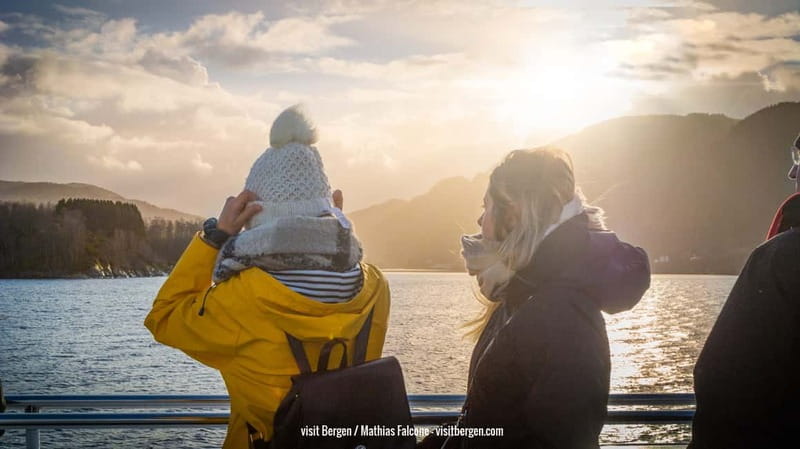 Bergen: Mostraumen Fjord & Waterfall Cruise - Leaving Bergen: Bryggen Views Without the Crowds-on-Land Feel
