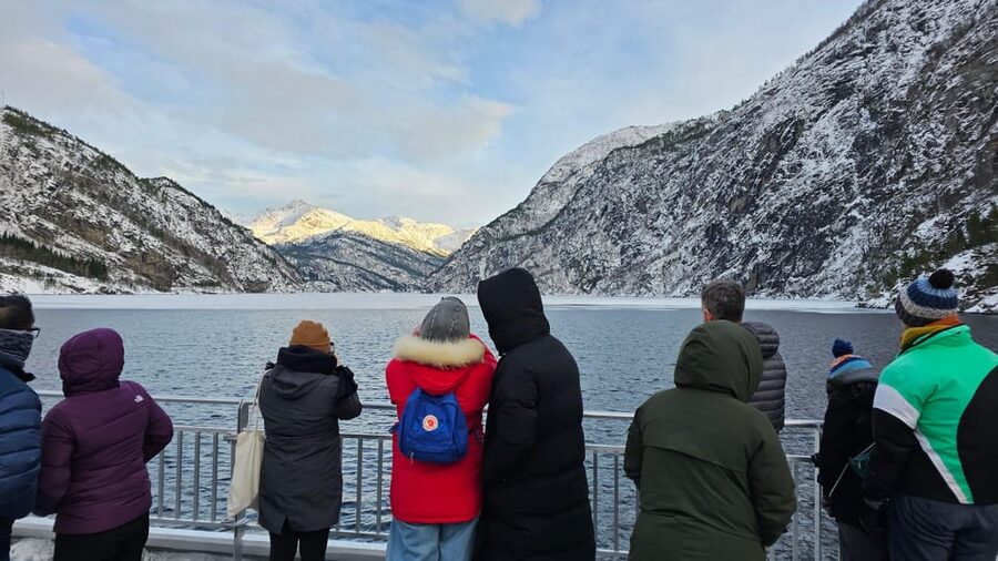 From Bergen: The Original Fjord Cruise to Mostraumen - Winter on the fjord: ice, route changes, and extra excitement