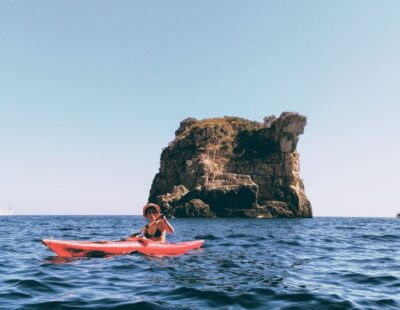 From Nerano: Sorrento Coast to Crapolla Fjord Kayak Tour - First Stop: Meeting at Marina del Cantone and Getting Your Kayak Feet Wet