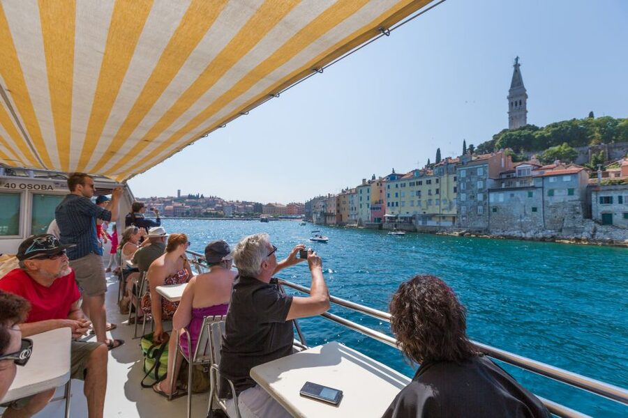 From Pula: Day Cruise to Rovinj, Lim Fjord, and Red Island - Boat day details: Orion-Ariete comfort, Wi‑Fi, and onboard atmosphere