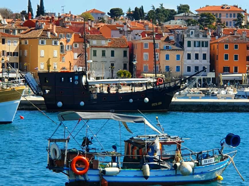 From Vrsar: Boat Trip to Rovinj and Lim Fjord - Pirate’s Cave Swim Stop: Crystal Water, Short Timing, Plan for Entry