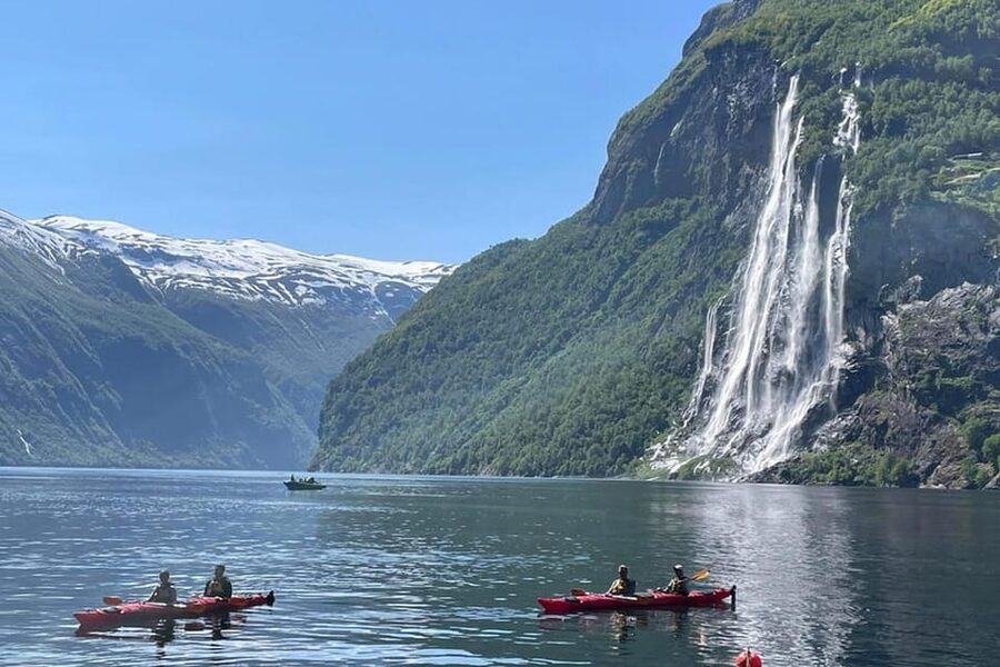 Geiranger Fjord Boat Tour with Waterfall Tasting - The Suitor waterfall: why angles and timing matter