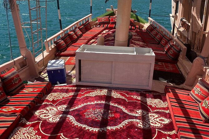 Khasab Dhow Cruise To Musandam Fjords With Lunch Onboard - Seebi and Telegraph Island: rural village peeks from the water