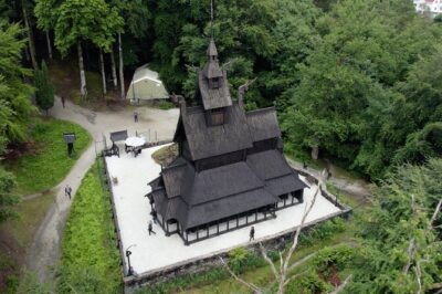 Private Guided Tour of Bergen and the Best of Norwegian Fjords - Fantoft Stave Church: the timber landmark you can see in minutes