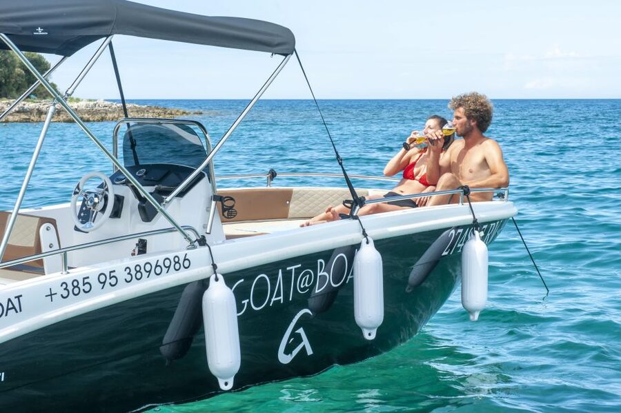 Rovinj: Lim Fjord & Rovinj islands Speedboat Tour - Lim Fjord: turquoise water time and the Pirate Cave bar