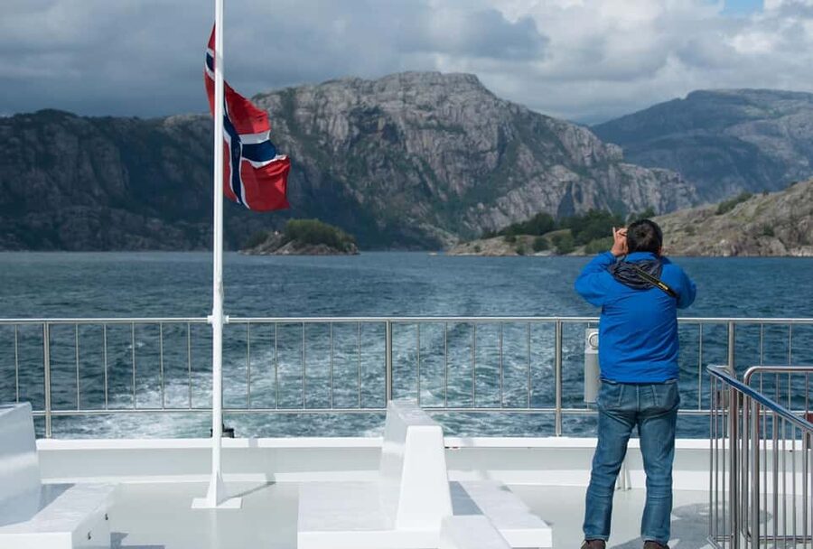 Stavanger: Scenic Fjord Cruise to Lysefjord and Preikestolen - The audio guide and commentary: how you’ll understand what you’re seeing